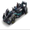 Bburago 1:24 2023 Race Mercedes W14 Model Kit with Helmet, Russell #63 view 1