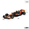 Bburago 1:24 2024 Race McLaren MCL38 with Figure, Norris #4 view 3