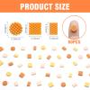 100 Pieces Mini Cookies for Dollhouse Miniatures Mini Food for Crafts Tiny Resin Things for Dollhouse Mini Kitchen Micro Landscaping Decoration view 3
