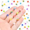 100 Pieces Mini Lollipop for Dollhouse Miniatures Mini Food for Crafts Tiny Resin Things for Dollhouse Mini Kitchen Micro Landscaping Decoration view 2
