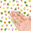 100 Pieces Mini Fruits for Dollhouse Miniatures Mini Food for Crafts Tiny Resin Things for Dollhouse Mini Kitchen Micro Landscaping Decoration view 1