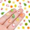 100 Pieces Mini Fruits for Dollhouse Miniatures Mini Food for Crafts Tiny Resin Things for Dollhouse Mini Kitchen Micro Landscaping Decoration view 2