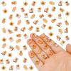 100 Pieces Tiny Capybara for Dollhouse Miniatures Resin Animals for Crafts Mini Capybara for Fairy Garden Micro Landscaping Decoration view 1