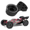 LT Easiyl 1 Set 25T 5 Holes Servo Saver Horn Arm Aluminium with Screws Nut Compatible with 1/10 1/8 RC Car Compatible with Arrma Karton 6S (Black) view 3