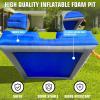 WARSUN Blue Ball Pit 15x15Ft with Built-in Fan Ball Pit Inflatable for for Hours of Fun Activity view 2