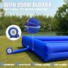 WARSUN Blue Ball Pit 15x15Ft with Built-in Fan Ball Pit Inflatable for for Hours of Fun Activity view 4