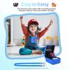 Silicone Case for Bitzee Interactive Toy Digital Pet, Protective Skin Cover for Bitzee Virtual Electronic Pets Accessories with Lanyard,Scratch Shock Protection,Blue view 4