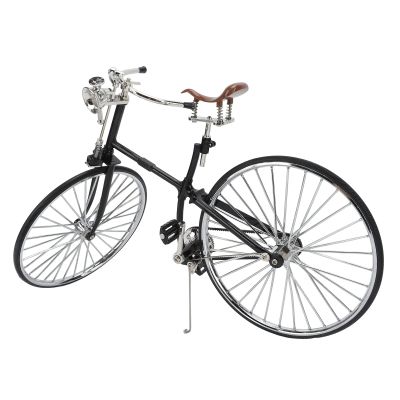 Retro Model Retro Style 1:10 Scale Detachable Metal Rubber Tiny Bike Desk Office Bookshelf