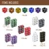 130PCS MTG Keyword Counters Tokens & MTG Life Counter Dice Set for Magic Card Accessories, Compatible with MTG CCG Card Gaming Accessories view 2