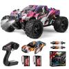 CurioToy 1:18 Scale RC Cars for Adults, 40KM/H Fast RC Cars 2.4Ghz Remote Control Car, 4X4 Off-Road Waterproof Monster RC Truck, Remote Control Truck with 2 Shells and 2 Rechargeable Batteries view 1