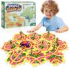 10Pcs Puzzle Track Car Play Set for Toddlers, Puzzle Racer Kids Car Track Set, Race Tracks for Kids Ages 4-8, Educational Puzzle Car Toys for 3 4 5 Year Old Boys (Bee) view 1