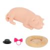 Skillssist Silicone Puppy Animal Doll Toy, Realistic Puppy Dog Animal Toy, Mini Dog Pet Model for Birthday Gift, Home Decor view 1