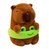 7.87 inch Capybara Plush, Costume Cute Capybara Unique and Perfect Fun Creative Home Dcor Birthday (Brown) view 1