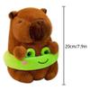 7.87 inch Capybara Plush, Costume Cute Capybara Unique and Perfect Fun Creative Home Dcor Birthday (Brown) view 2