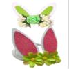 VEICOSTT Easter Headband Bunny Ear Hair Clip Rabbit Hair Accessory Glitter Bunny Ear Hairband Hairpin ZFJ61 view 1