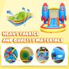 Inflatable Bounce House with Slide for Kids 3-6, Bouncy House with Blower for Outdoor Backyard/Indoor, 12ft x 6.6ft x 6.2ft Commercial Bouncy Castle, Jump House for Toddlers Kids Party view 2