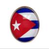 Uijokdef Uijokdef 1 PCS National Flag 2 Pin Round,Lapel Pins party Gifts, Patriotic Pin for Men/Women,National Flag Brooch Accessories Party Favors, Hat Suit Decorations (Cuba) view 1