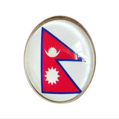 Uijokdef Uijokdef 1 PCS Nepal Flag Pin Round,Lapel Pins party Gifts, Patriotic Pin for Men/Women,Nepal Flag Brooch Accessories Party Favors, Hat Suit Decorations