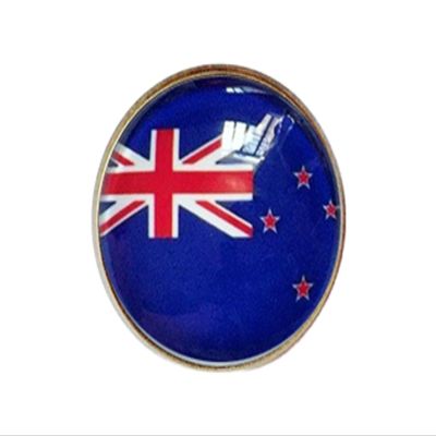 Uijokdef Uijokdef 1 PCS National Flag 3 Pin Round,Lapel Pins party Gifts, Patriotic Pin for Men/Women,National Flag Brooch Accessories Party Favors, Hat Suit Decorations (New Zealand)