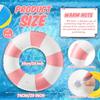 2 PCS 29 inch Inflatable Pool Floats for Swimming Pool Party Lake Beach Adults - Floaties Pool Tubes Swim Rings Tubes Floaties for Beach Pool Party Decorations (Pink, 80) view 2