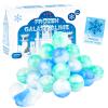24 Pack Frozen Slime Party Favors, for Kids Ice Slime Ball Snowflake Putty Toy Valentines Day Christmas Easter Goodie Bag Stuffer Classroom Reward for Girls Boys Stretchy Non-Sticky Stress Relief view 1