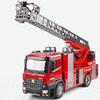 wheelfun HUINA 1/14 561 2.4G Sprayable Scaling Ladder Fire Truck Tractor RC Model Car Hobby Model view 3