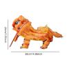 Chinese Marionette Lion Toy, Creative,Sturdy,Handmade,String Lion Dance Puppet Spring Festival Chinese New Year Gift, Yellow view 2