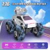 1:16 Remote Control Car, 2.4GHz Shoot Water RC Cars, 4WD Amphibious RC Truck, All Terrain Off-Road Remote Control Monster Truck, Pick-up RC Car Toy for Boys Girls Ages 6+ view 2