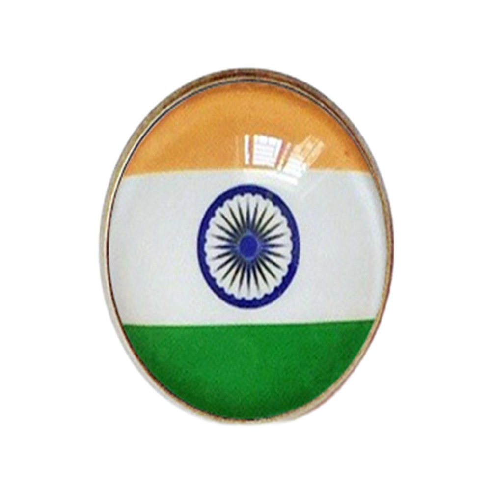 Uijokdef Uijokdef 1 PCS National Flag 2 Pin Round,Lapel Pins party Gifts, Patriotic Pin for Men/Women,National Flag Brooch Accessories Party Favors, Hat Suit Decorations (India)