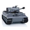 wheelfun US in Stock, Taigen 1/24 RC Battle Tank Tiger I RC Infrared Combat Military Tanks End-Term Chassis Recoil LED Flash Gray Tank Model view 3