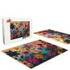 1000 Piece Adult Jigsaw Puzzle, Colourful Flowers, Gift for Jigsaw Lovers view 3