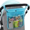 Accmor Universal Stroller Organizer, Mesh Bag Fits for Uppababy, Nuna, Britax, Doona Strollers, Non-Slip Adjustable Stroller Mesh Cargo Net Storage Caddy Accessories view 1