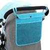 Accmor Universal Stroller Organizer, Mesh Bag Fits for Uppababy, Nuna, Britax, Doona Strollers, Non-Slip Adjustable Stroller Mesh Cargo Net Storage Caddy Accessories view 2