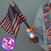 NUDALA 24 Pack Red Blue White Light Up Star Rings Flashing LED Jelly Finger Rings Glow Party Favors for July 4th,Halloween,Concert,Goodie Bag Fillers,Raves view 4