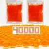 Gel Balls Blaster Ammo Splat r Ball Refill 7-8 mm,2 Packs,40,000 Pieces Orby Blasters Rounds Gel Splatter Blaster Refill, for Ages 14+ (Orange) view 1