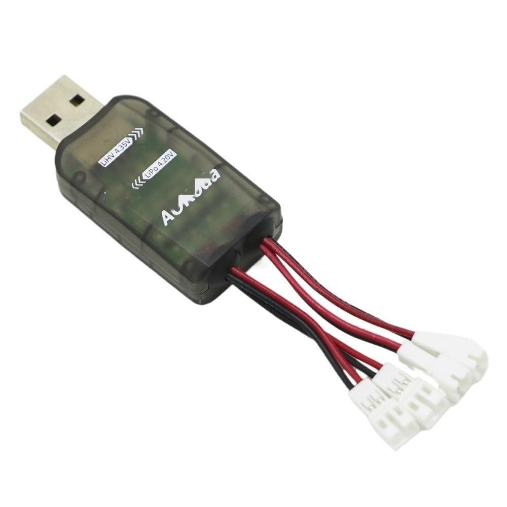 4 Channel USB Charger Compatible With 1S Lipo LiHV Batteries Compatible With AOKoda CX405 RC Helicopter