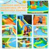 AKEYDIY Inflatable Bounce House Water Slide for Kids 3-12 Backyard, Outdoor/Indoor Bouncy House Water Park with Dual Slides, Climbing Wall, Water Gun, Ring Toss, Boxing Game (with 550W Blower) view 3