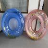 2PCS Extra Large Adult Hawaiian Swimming Rings 48 Inch Pool Tubes Circle Floaty,Oversize Tubes for Floating Float Fun Summer Beach XL Swimming Raft Wedding Party Supplies (TM-Pink&Blue) view 4