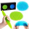 Fidget Worm Toy - Fidget Toys Adults | Sensory Toys for Kids with Autism & ADHD | Fidgets for Kids & Teens | Calming Tools for Stress | 2-Pack Quiet Fidget Toys for Desk & Classroom (Green+Blue,Small) view 1