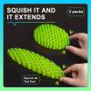 Fidget Worm Toy - Fidget Toys Adults | Sensory Toys for Kids with Autism & ADHD | Fidgets for Kids & Teens | Calming Tools for Stress | 2-Pack Quiet Fidget Toys for Desk & Classroom (Green+Blue,Small) view 3