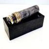 Antique Black Liquid Wheel Kaleidoscope Vintage Maritime Optical Brass Collectible Nautical Gift Wooden Box view 1