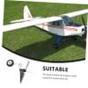 Rc Airplane Landing Gear Kit Tail Wheel Stand for Model Aircraft Accessories Sturdy Stable Design view 4