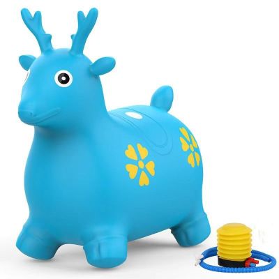CIVRMZPTK Inflatable Cow Toy Thickened Vaulting Horse