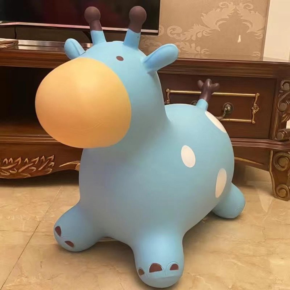 CIVRMZPTK Inflatable Cow Toy Thickened Vaulting Horse