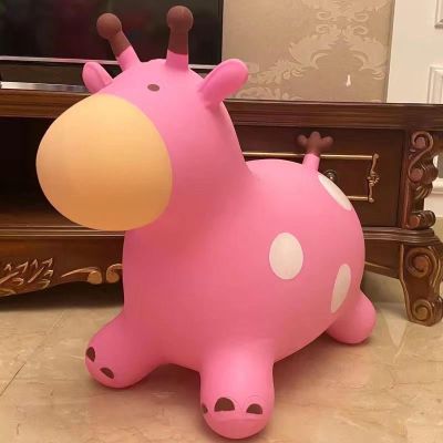 CIVRMZPTK Inflatable Cow Toy Thickened Vaulting Horse