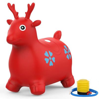CIVRMZPTK Inflatable Cow Toy Thickened Vaulting Horse