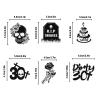 18pcs Pack RIP 20s Cupcake Toppers Death to My 20 Cupcake Toppers RIP to My 20s Birthday Decorations Death to My Twenties Party Decorations Men Women 30th Birthday Cupcake Toppers Party view 3