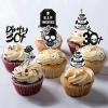 18pcs Pack RIP 20s Cupcake Toppers Death to My 20 Cupcake Toppers RIP to My 20s Birthday Decorations Death to My Twenties Party Decorations Men Women 30th Birthday Cupcake Toppers Party view 4