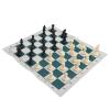 Chess Set, with Storage Bag Plastic and Rubber Travel Chess Set for Competition view 4