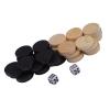 32Pcs DraughtsCheckersBackgammon Chess Piece for Board Game Learning, Multifunctional Accessory for Home Use view 4